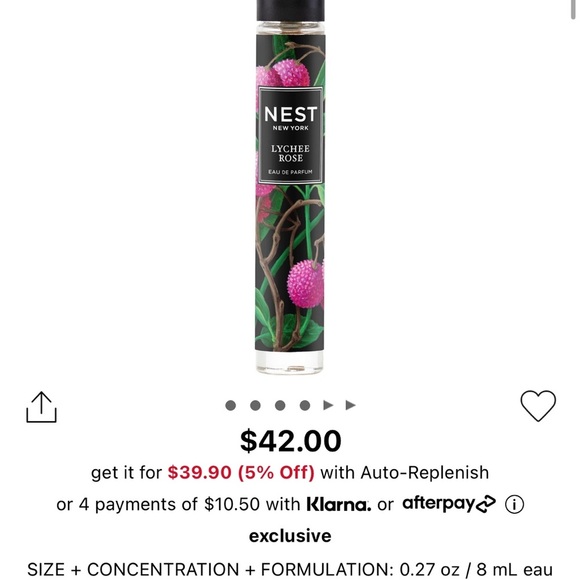 NEST Lychee Rose Rollerball - Picture 2 of 2